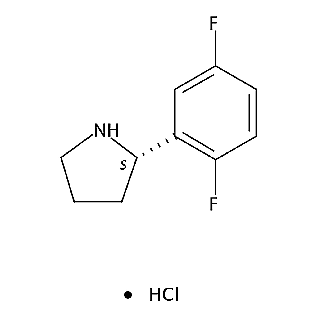 RHAWN (S)-2-(2,5-Difluorophenyl)pyrrolidine hydrochloride
