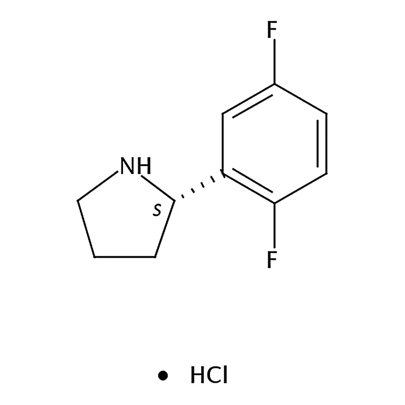RHAWN (S)-2-(2,5-Difluorophenyl)pyrrolidine hydrochloride