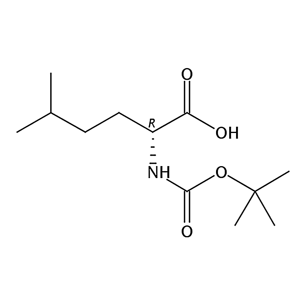 RHAWN (R)-2-((tert-Butoxycarbonyl)amino)-5-methylhexanoic acid