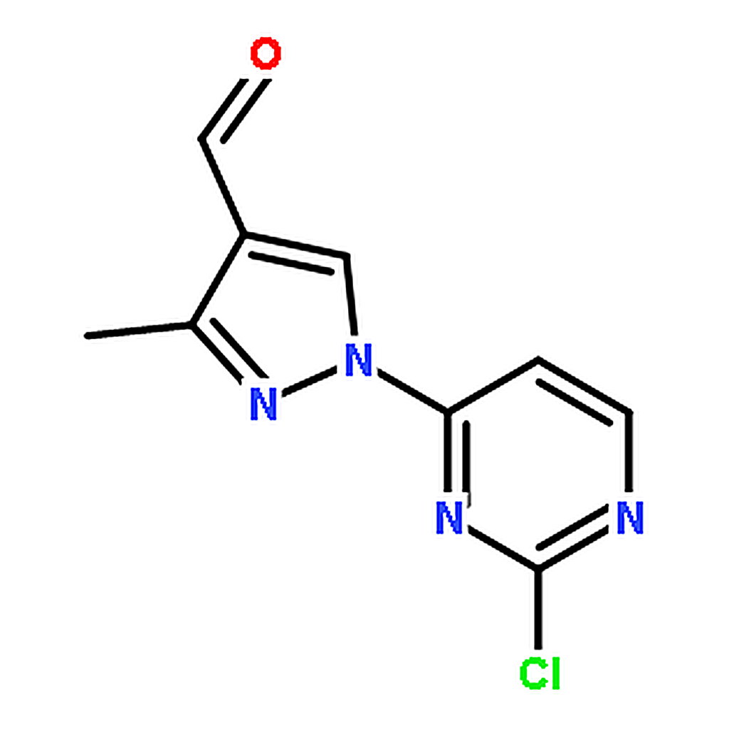 RHAWN 1-(2-Chloropyrimidin-4-yl)-3-methyl-1H-pyrazole-4-carbaldehyde