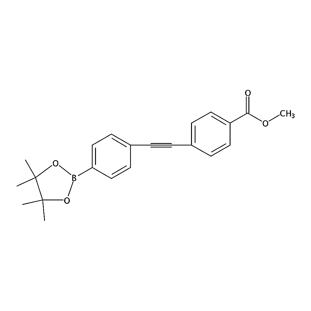 RHAWN Methyl 4-((4-(4,4,5,5-tetramethyl-1,3,2-dioxaborolan-2-yl)phenyl)ethynyl)benzoate