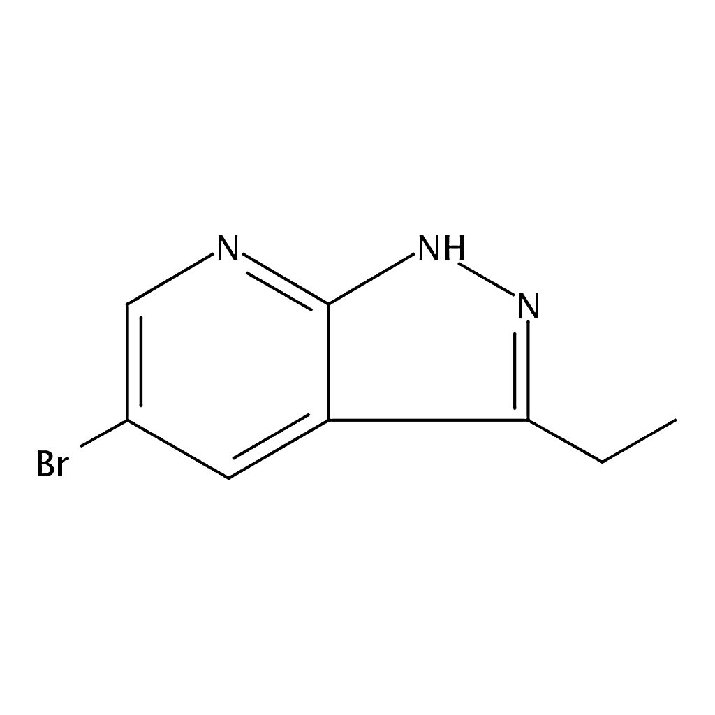 RHAWN 5-Bromo-3-ethyl-1H-pyrazolo[3,4-b]pyridine