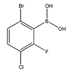 RHAWN 6-Bromo-3-chloro-2-fluorophenylboronic acid