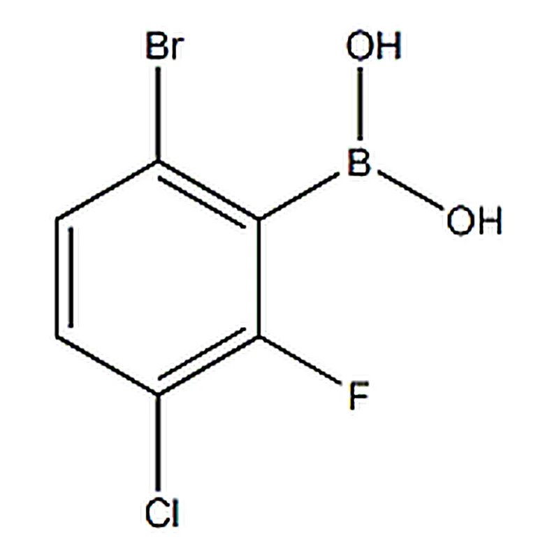 RHAWN 6-Bromo-3-chloro-2-fluorophenylboronic acid