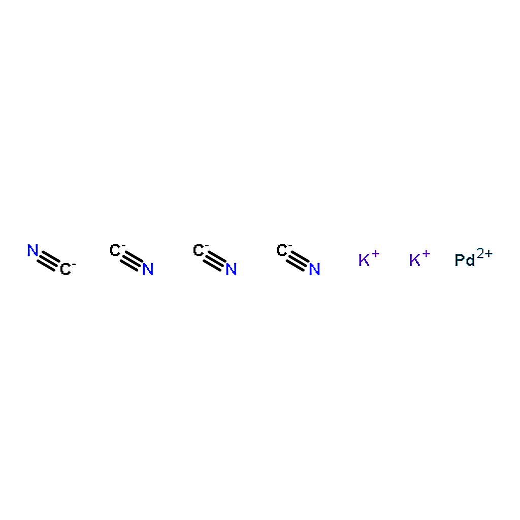 RHAWN Potassium tetracyanopalladate(II) hydrate