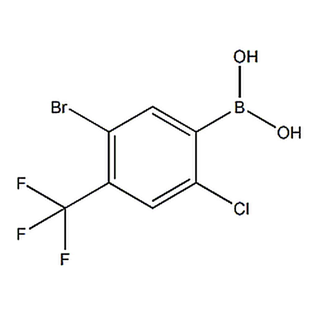 RHAWN (5-Bromo-2-chloro-4-(trifluoromethyl)phenyl)boronic acid