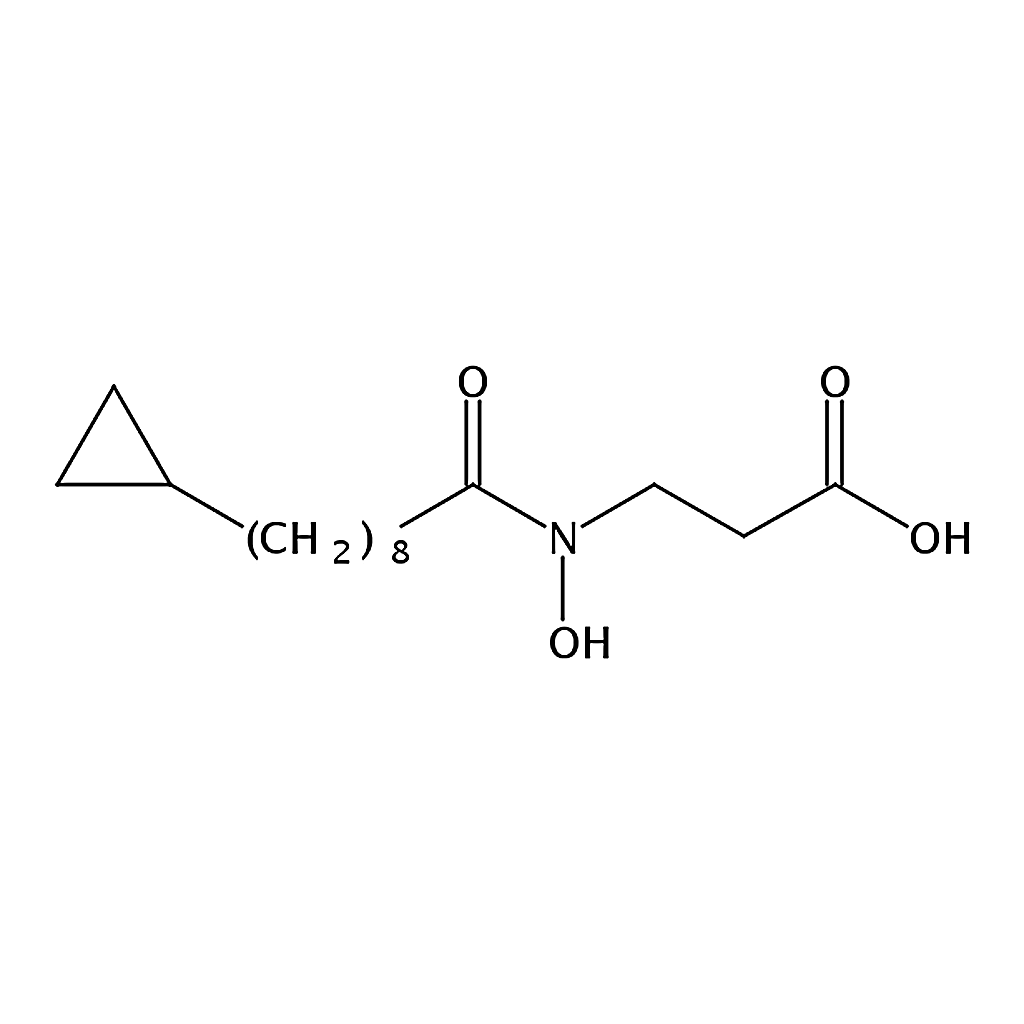 RHAWN <i>N</i>-(9-Cyclopropyl-1-oxononyl)-<i>N</i>-hydroxy-&beta;-alanine