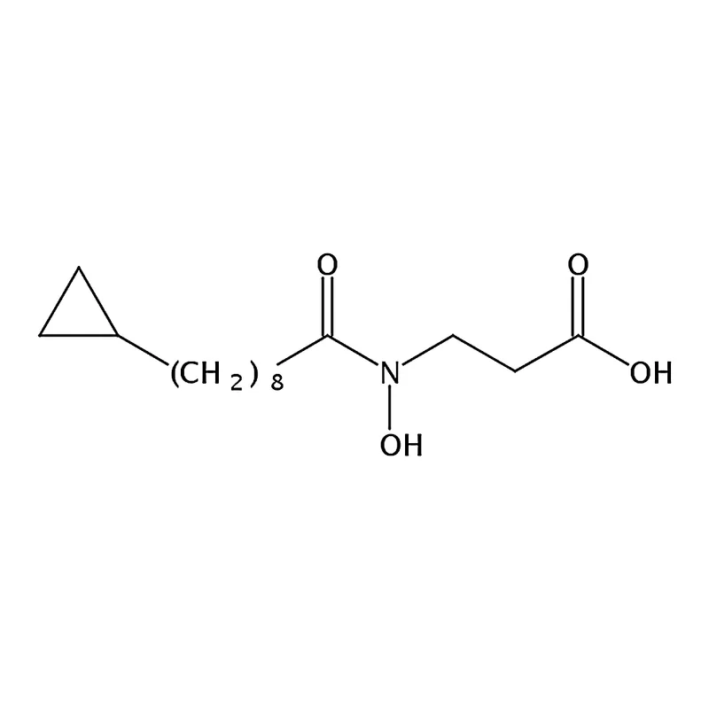 RHAWN <i>N</i>-(9-Cyclopropyl-1-oxononyl)-<i>N</i>-hydroxy-β-alanine