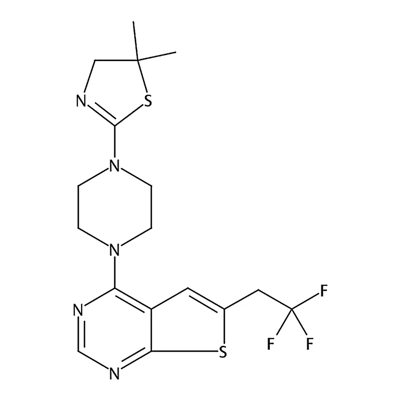 RHAWN 4-(4-(5,5-diMethyl-4,5-dihydrothiazol-2-yl)piperazin-1-yl)-6-(2,2,2-trifluoroethyl)thieno[2,