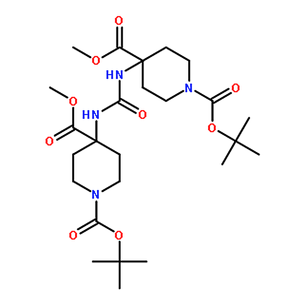RHAWN 1，3-Di[N-Boc-4-(methoxycarbonyl)-4-piperidyl]urea