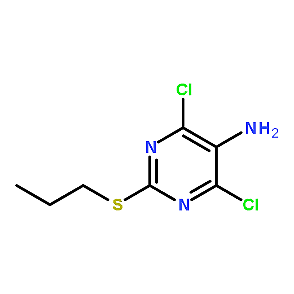 RHAWN 4,6-dichloro-2-propylthiopyrimidine-5-amine