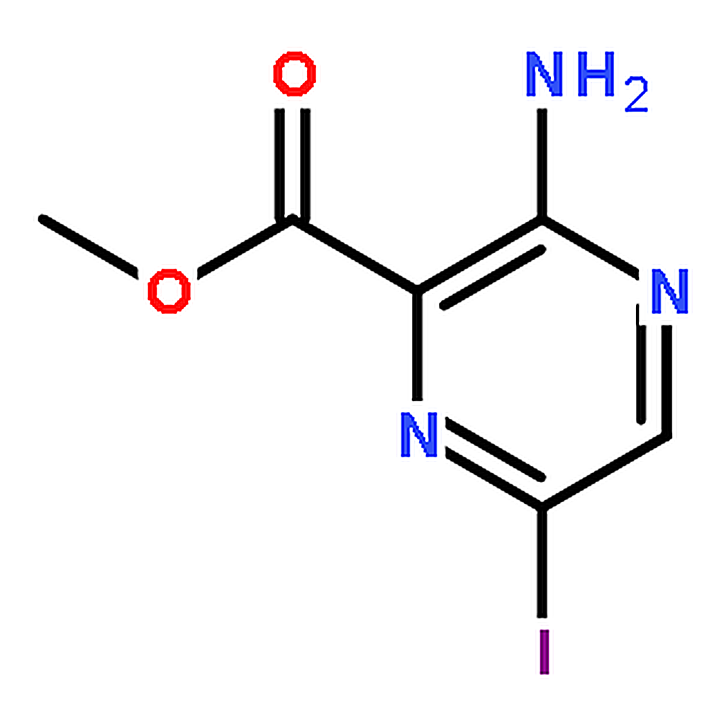 RHAWN Methyl 3-amino-6-iodopyrazine-2-carboxylate