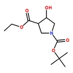 RHAWN Ethyl 1-Boc-4-hydroxypyrrolidine-3-carboxylate