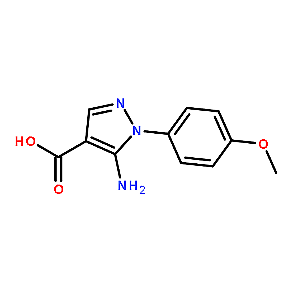 RHAWN 5-Amino-1-(4-methoxyphenyl)-1H-pyrazole-4-carboxylic acid