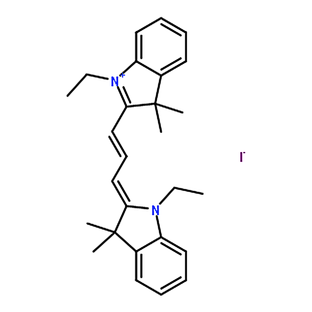 RHAWN 1,1'-DIETHYL-3,3,3',3'-TETRAMETHYLINDOCARBOCYANINE IODIDE