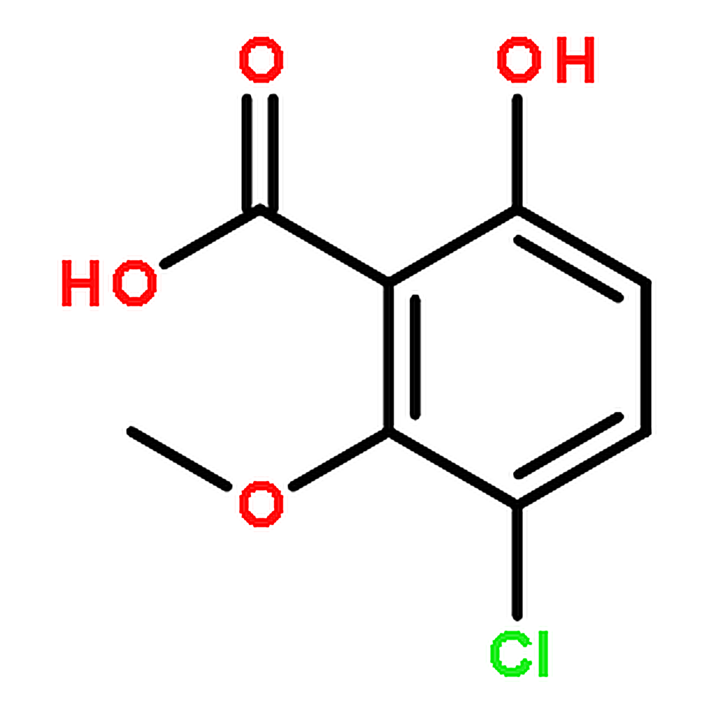 RHAWN 3-chloro-6-hydroxy-2-methoxybenzoicacid
