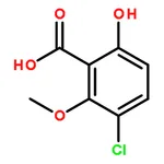 RHAWN 3-chloro-6-hydroxy-2-methoxybenzoicacid