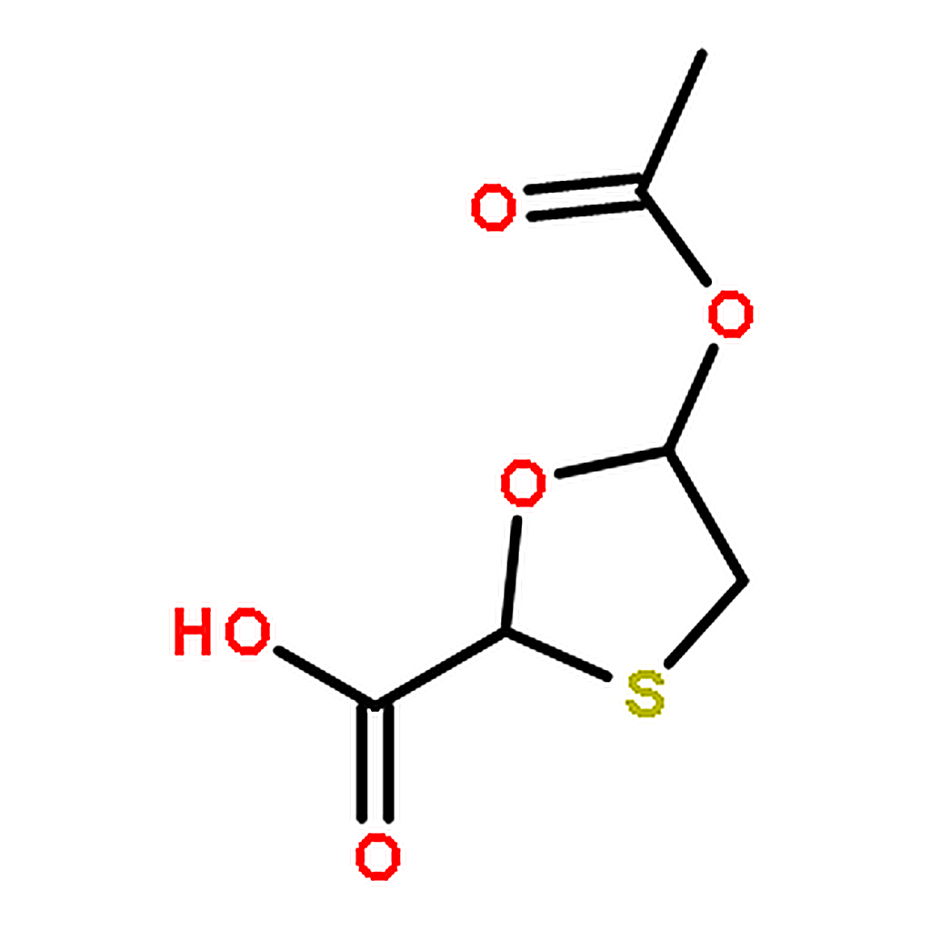 RHAWN TRANS-5-ACETOXY-1，3-OXATHIOLANE-2-CARBOXYLIC ACID