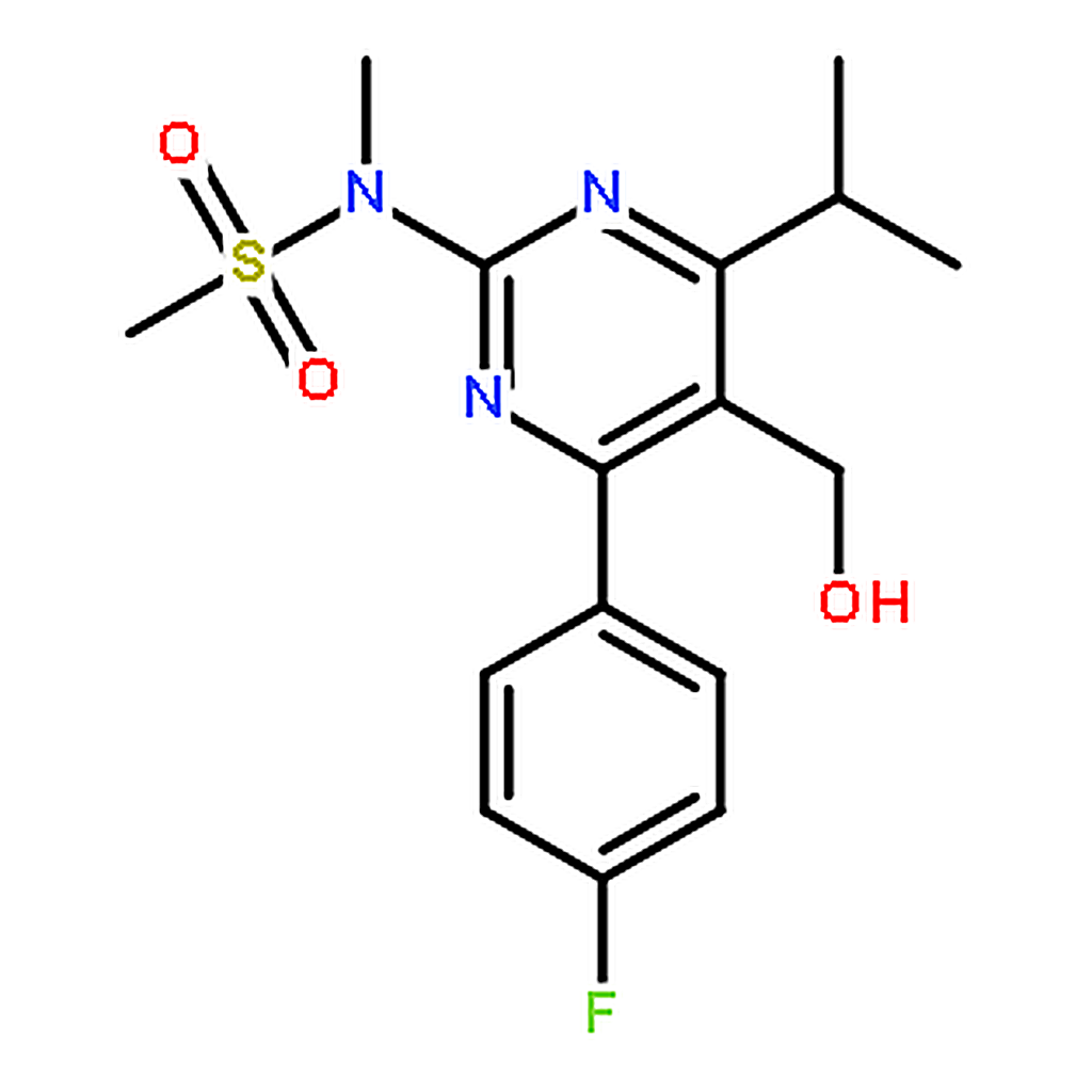 RHAWN 4-(4-Fluorophenyl)-6-isopropyl-2-[(N-methyl-N-methylsufonyl)amino]pyrimidine-5-yl-methanol