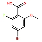 RHAWN 4-Bromo-2-fluoro-6-methoxybenzoic acid