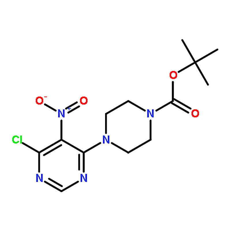 RHAWN 1-Boc-4-(6-Chloro-5-nitro-4-pyrimidinyl)piperazine