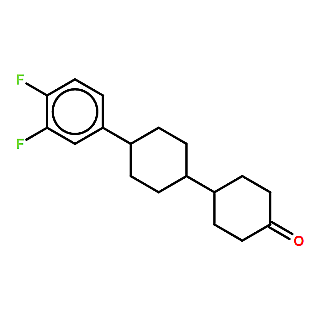 RHAWN trans-4'-(3,4-Difluorophenyl)-[1,1'-bi(cyclohexan)]-4-one