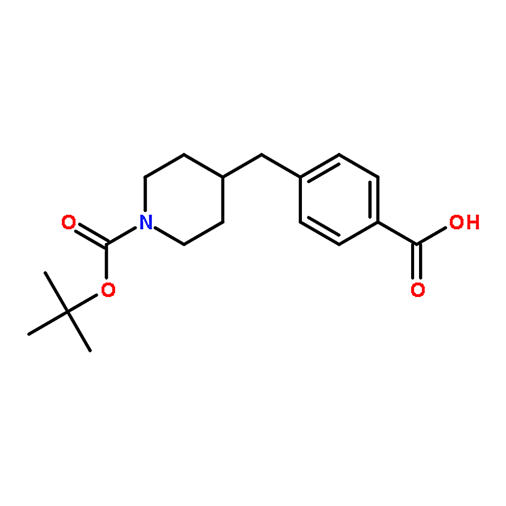 RHAWN 4-((1-(Tert-butoxycarbonyl)piperidin-4-yl)methyl)benzoicacid