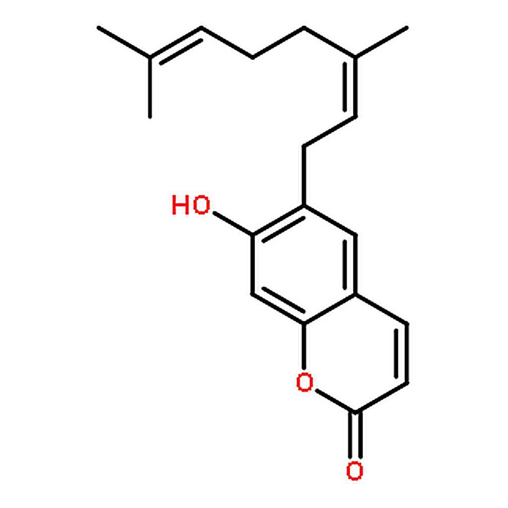 RHAWN (E)-6-(3，7-Dimethyl-2，6-octadienyl)-7-hydroxy-2H-1-benzopyran-2-one