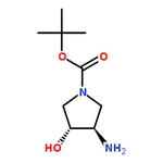 RHAWN (3R,4R)-rel-tert-Butyl 3-amino-4-hydroxypyrrolidine-1-carboxylate