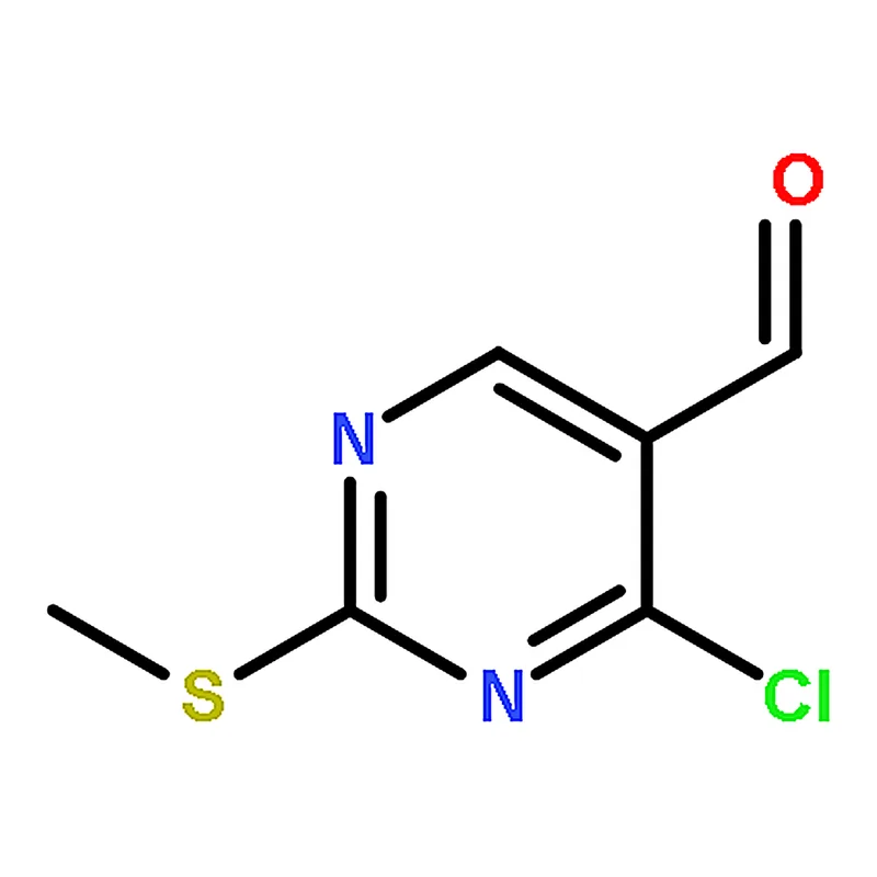 RHAWN 4-Chloro-2-(methylsulfanyl)pyrimidine-5-carbaldehyde