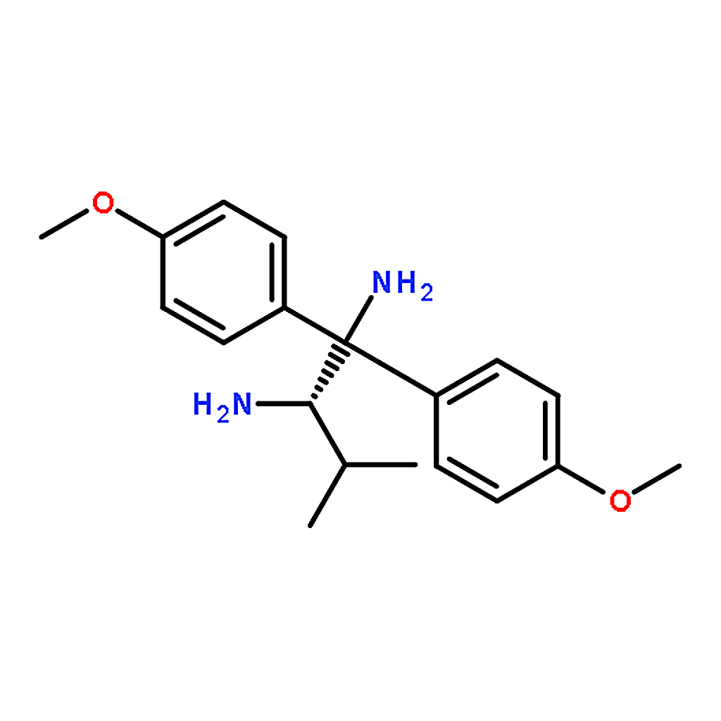 RHAWN (S)-1,1-Bis(4-methoxyphenyl)-3-methylbutane-1,2-diamine