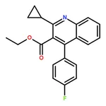 RHAWN Ethyl 2-cyclopropyl-4-(4-fluorophenyl)quinoline-3-carboxylate