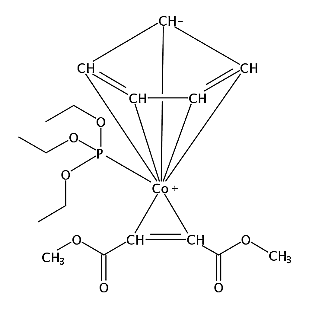 RHAWN Cyclopentadienyl(dimethyl fumarate)(triethyl phosphite)cobalt(I)
