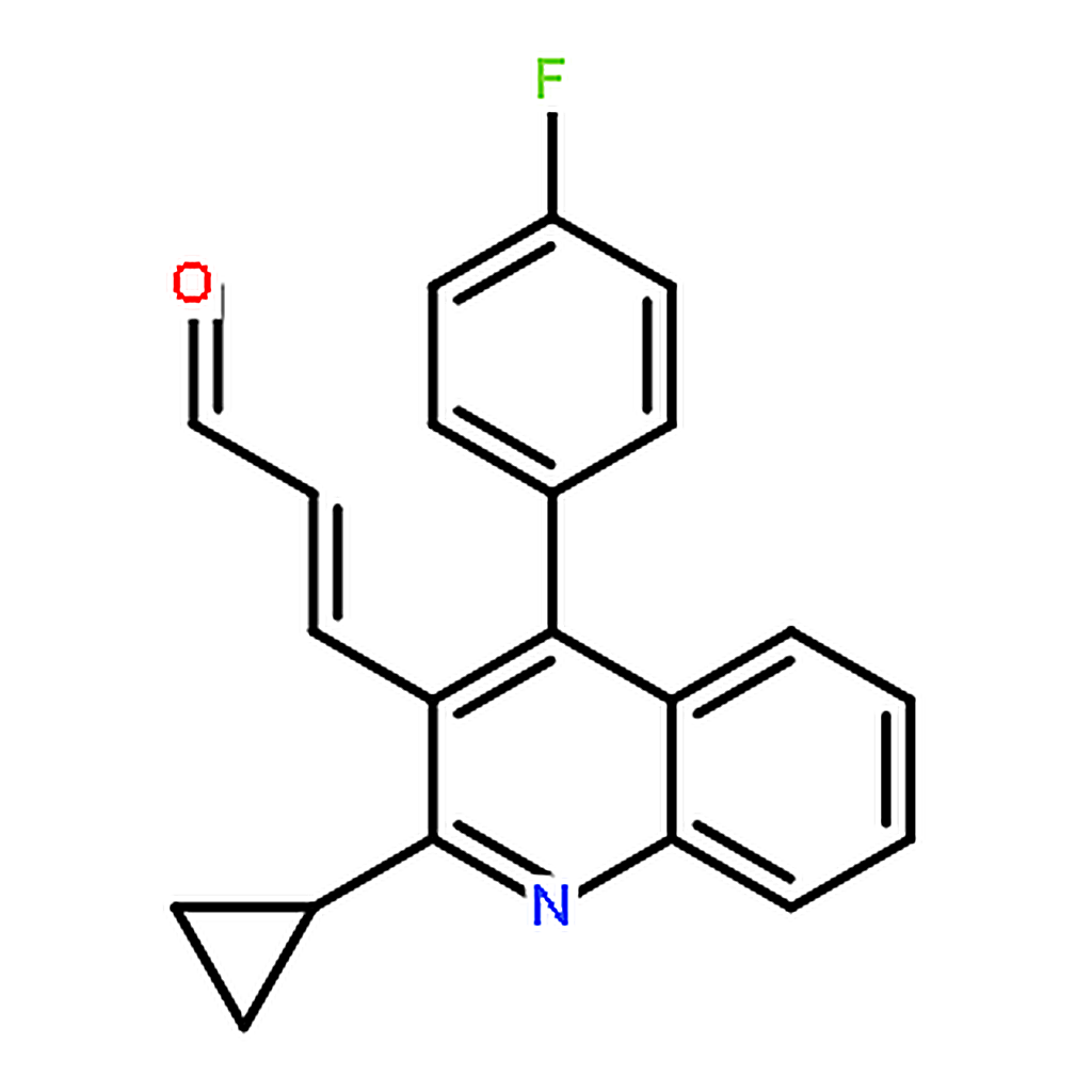 RHAWN (E)-3-[2-Cyclopropyl-4-(4-fluorophenyl)-3-quinolinyl-2-propenal