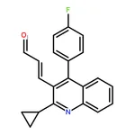 RHAWN (E)-3-[2-Cyclopropyl-4-(4-fluorophenyl)-3-quinolinyl-2-propenal