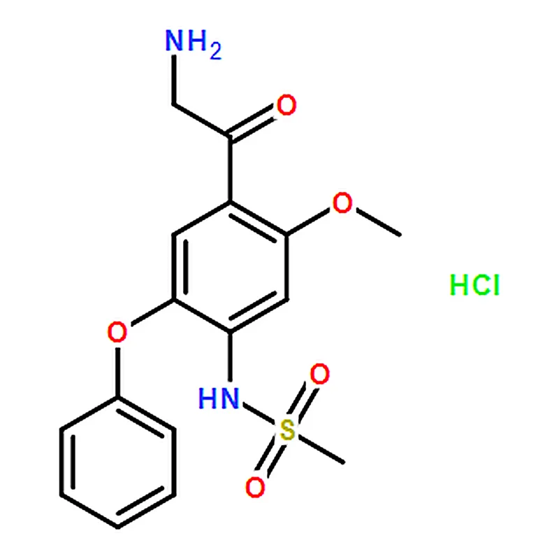 RHAWN N-(4-(2-Aminoacetyl)-5-methoxy-2-phenoxyphenyl)methanesulfonamide hydrochloride