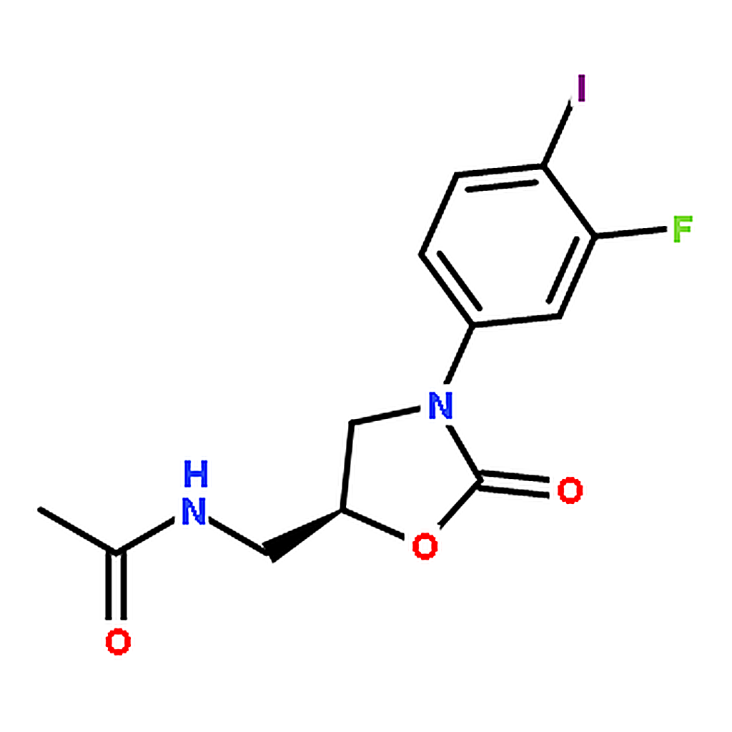 RHAWN (S)-N-[3-(3-FLUORO-4-IODO-PHENYL)-2-OXO-OXAZOLIDIN-5-YLMETHYL]-ACETAMIDE