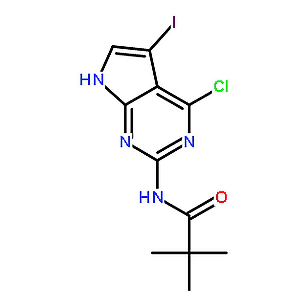 RHAWN N-(4-Chloro-5-iodo-7H-pyrrolo[2,3-d]pyrimidin-2-yl)pivalamide
