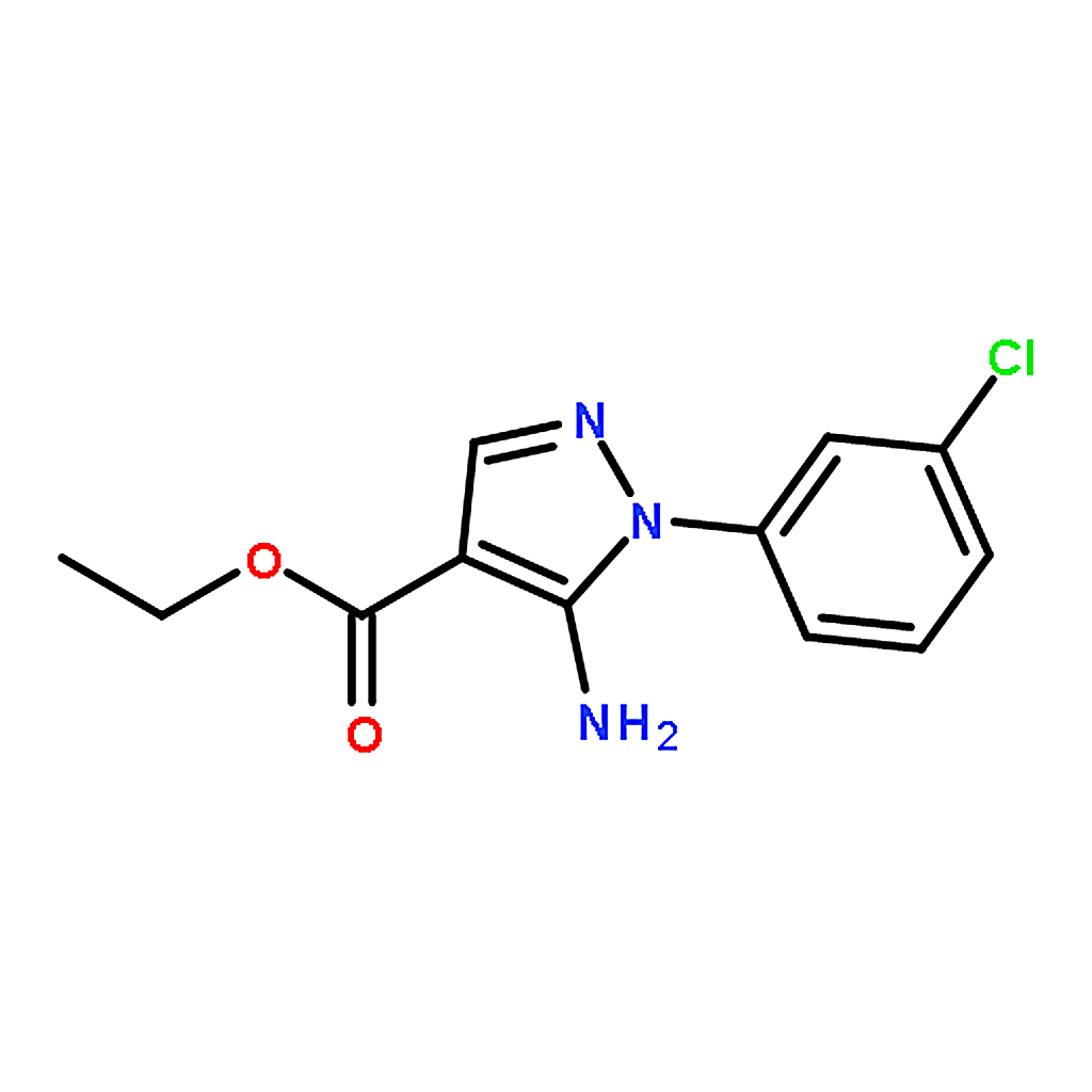 RHAWN Ethyl 5-amino-1-(3-chlorophenyl)-1H-pyrazole-4-carboxylate