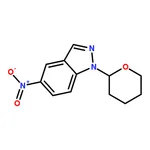 RHAWN 5-Nitro-1-(tetrahydro-2H-pyran-2-yl)-1H-indazole