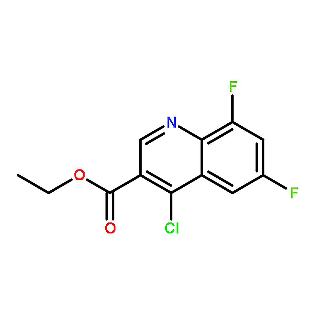 RHAWN Ethyl 4-chloro-6,8-difluoroquinoline-3-carboxylate