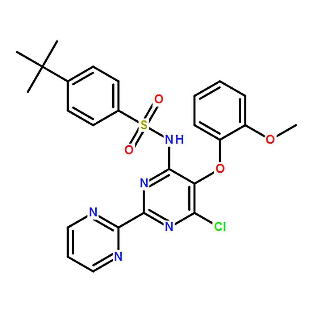RHAWN 4-tert-Butyl-N-(6-chloro-5-(2-methoxyphenoxy)-2,2'-bipyrimidin-4-yl)benzenesulfonamide