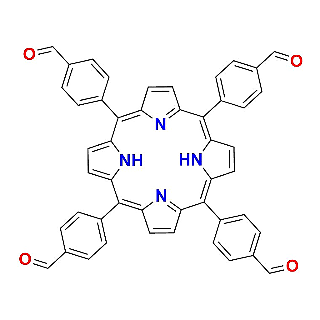 RHAWN 4-[10，15，20-Tris(4-formylphenyl)-21，23-dihydroporphyrin-5-yl]benzaldehyde