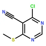 RHAWN 4-Chloro-6-(methylthio)pyrimidine-5-carbonitrile