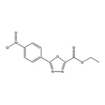 RHAWN Ethyl 5-(4-nitrophenyl)-1,3,4-oxadiazole-2-carboxylate