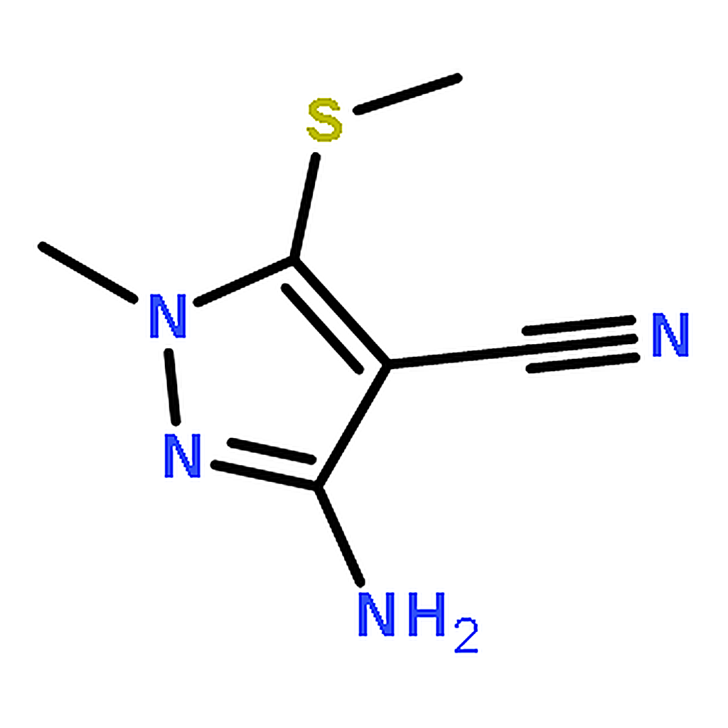 RHAWN 3-Amino-1-methyl-5-(methylthio)-1H-pyrazole-4-carbonitrile