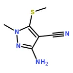 RHAWN 3-Amino-1-methyl-5-(methylthio)-1H-pyrazole-4-carbonitrile