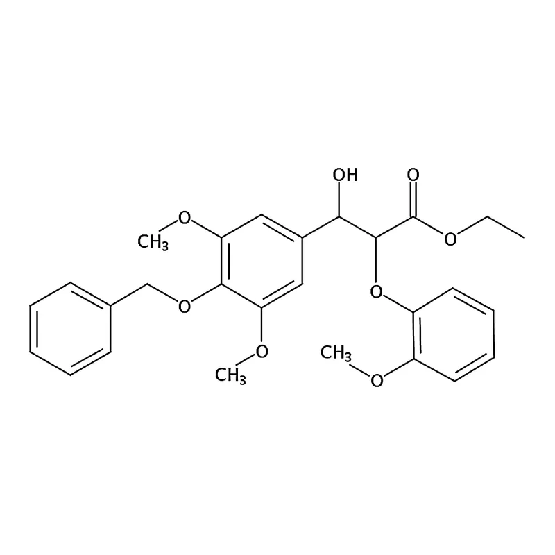 RHAWN Ethyl 3-(4-(benzyloxy)-3,5-dimethoxyphenyl)-3-hydroxy-2-(2-methoxyphenoxy)propanoate