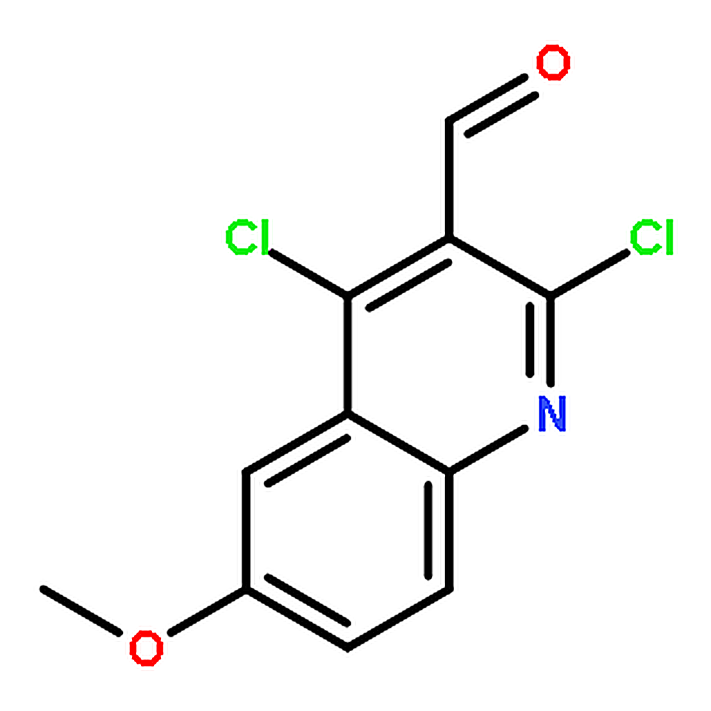 RHAWN 2，4-dichloro-6-methoxyquinoline-3-carbaldehyde