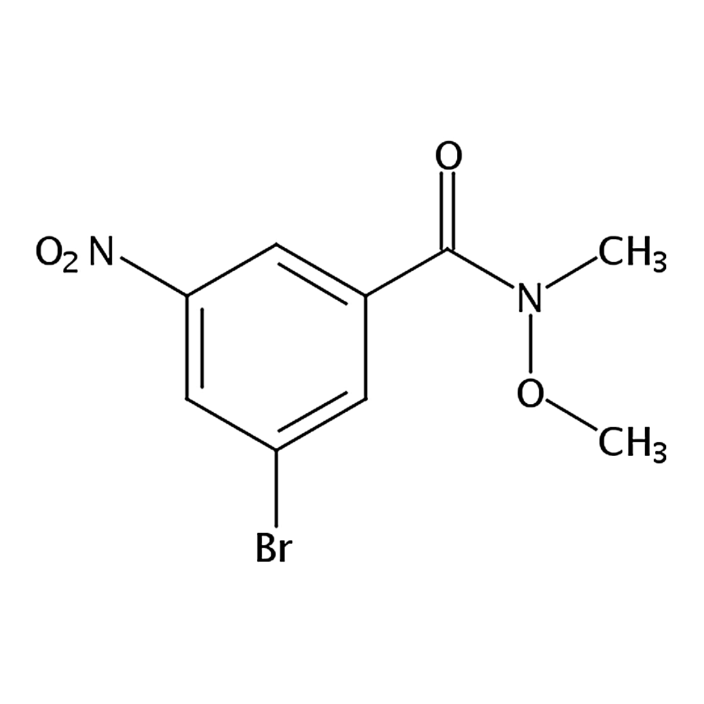 RHAWN 3-Bromo-N-methoxy-N-methyl-5-nitrobenzamide